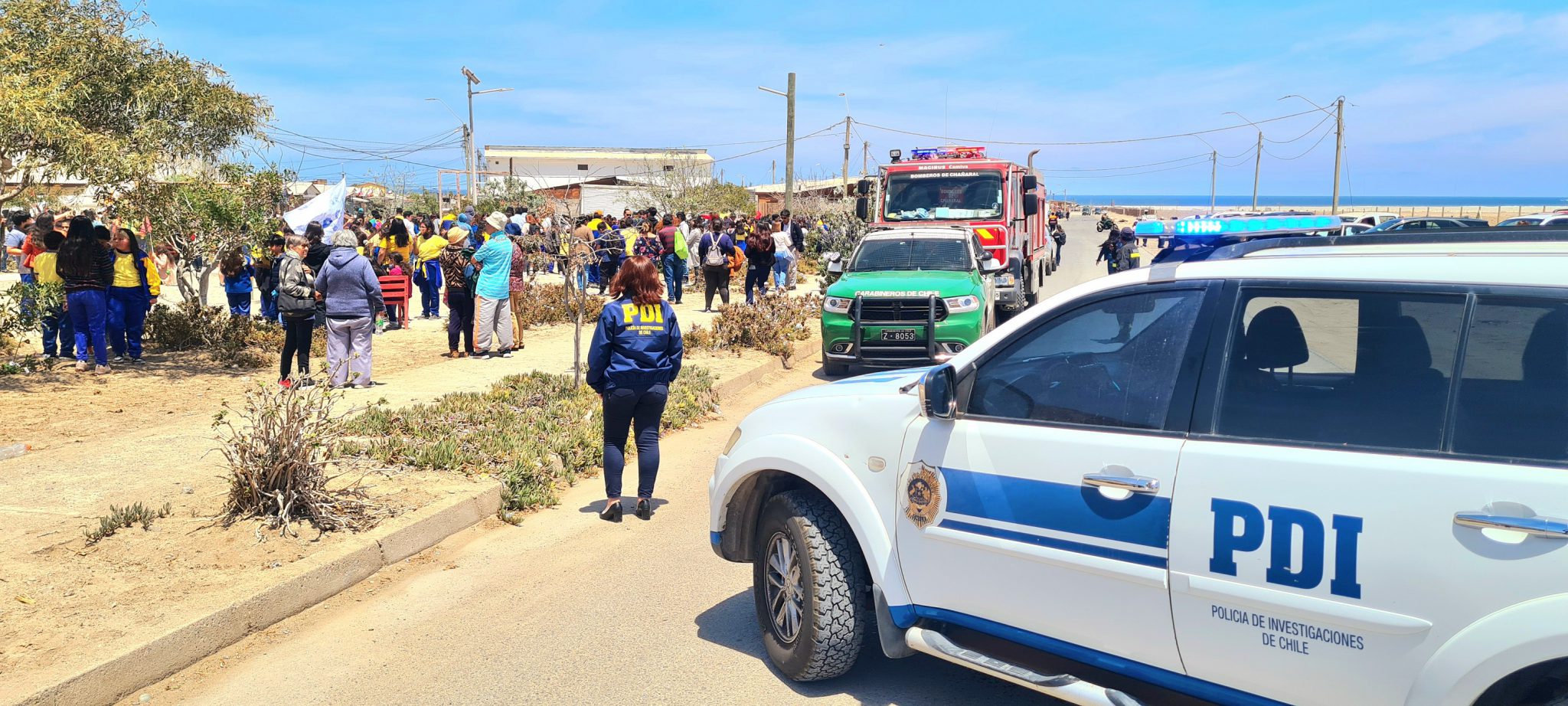 Pdi Atacama Se Sum A Simulacro De Terremoto Y Tsunami En El Borde