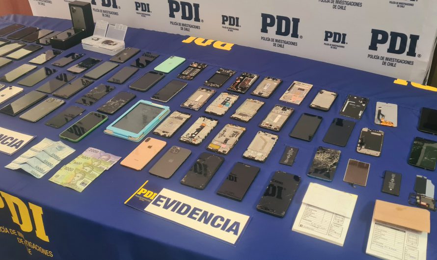 PDI ATACAMA INCAUTÓ 5 MILLONES DE PESOS EN EQUIPOS DE TECNOLOGÍA MÓVIL