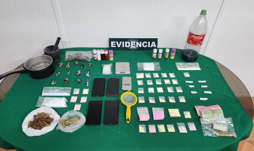 #POLICIAL Carabineros desarticuló laboratorio clandestino de elaboración de droga en Diego de Almagro