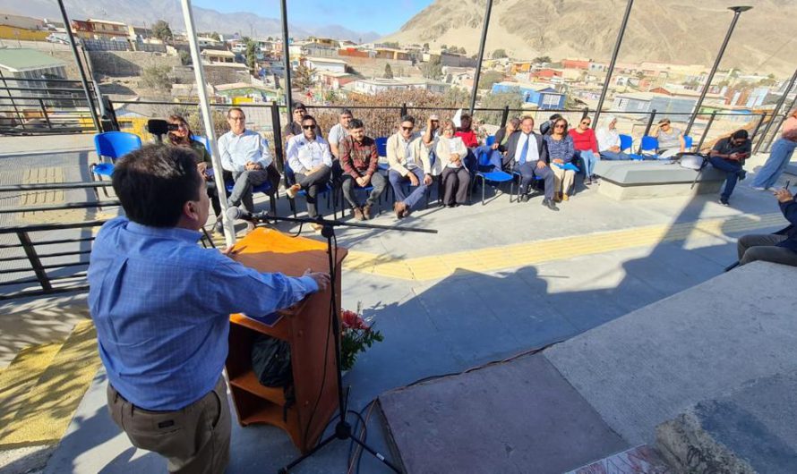 Gobernador de Atacama, autoridades locales y dirigentes vecinales inauguran obras de mejoramiento en paseo de Chañaral