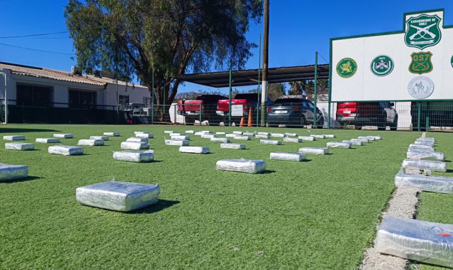 Carabineros de Atacama decomisó más de 200 kilos de droga que se trasladaban al interior de un vehículo en Chañaral