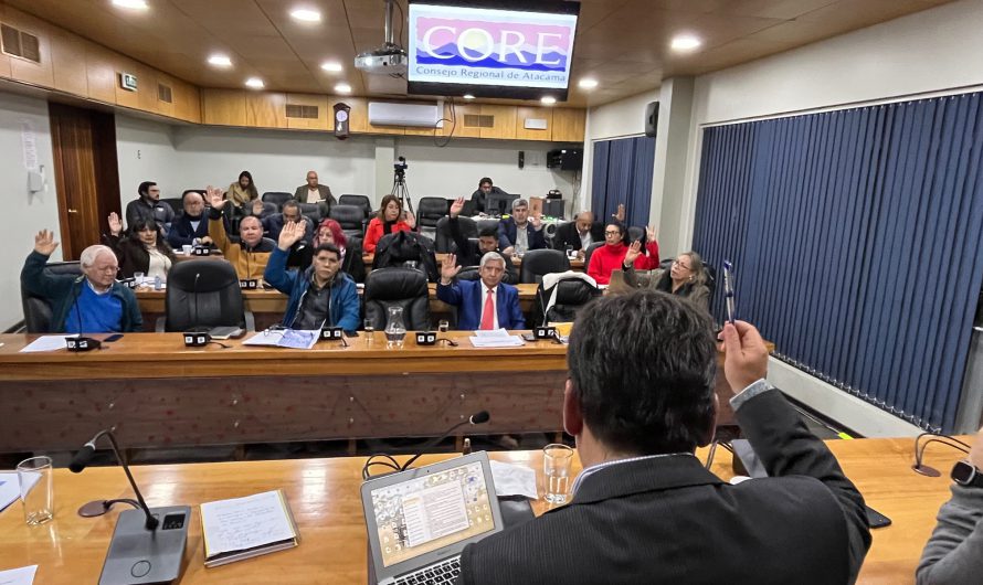 Pleno del CORE Atacama alza la voz con voto político por nula compensación en cobros de la luz a pesar de la gran instalación de  fotovoltaicas en la región