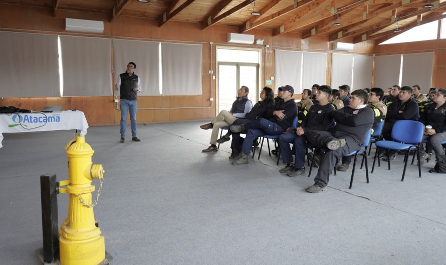 Bomberos de Copiapó participan en capacitación realizada por Nueva Atacama